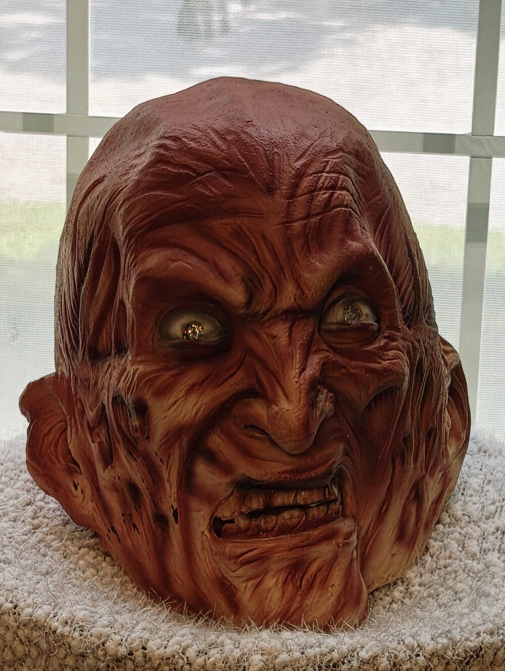 Deluxe Freddy Krueger Horror Mask - A Nightmare on Elm Street Prop Replica